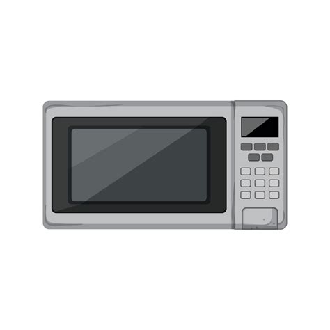 Kitchen Microwave Oven Cartoon Vector Illustration 17416342 Vector Art