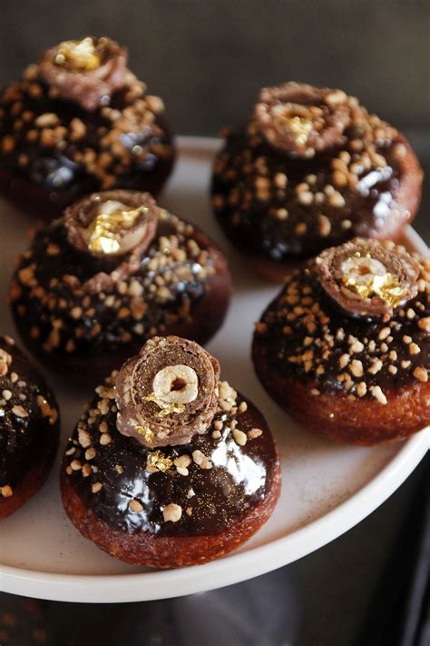 Ferrero Rocher Doughnuts In 2023 Desserts Sweet Desserts Delicious