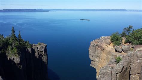 Lake Superior The Deepest And Largest Both In Area And Volume Of