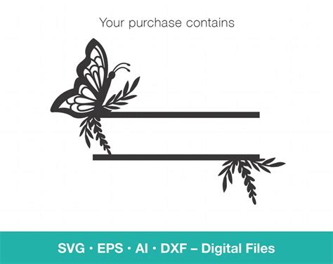 Butterfly Cake Topper SVG Laser Cut Template File | Etsy