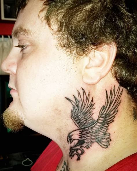 50 Neck Tattoo Design Ideas For Men 2023 Update Neck Tattoo Eagle