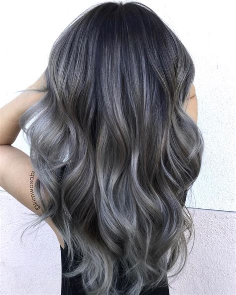 Charcoal Hair The New Low Key Trend On Instagram Grey Hair Dye