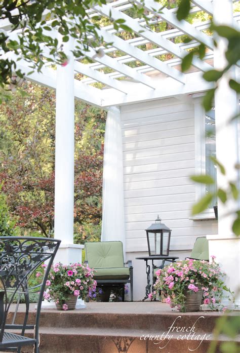 Adding Character~ Front Porch Pergola French Country Cottage