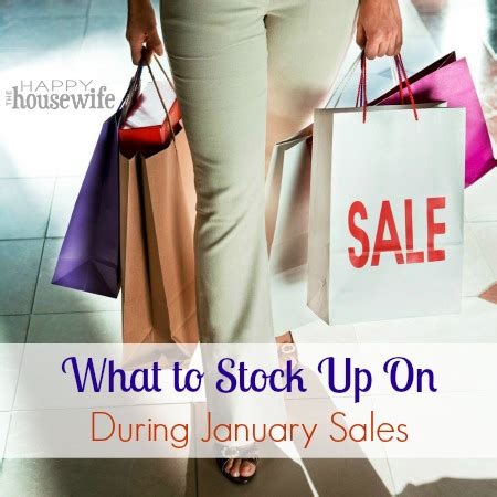 What To Stock Up On During January Sales The Happy Housewife