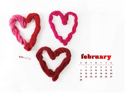 Free February 2021 Screensavers Free Printable February Calendar