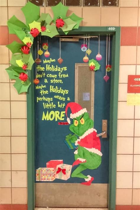 19 Christmas Classroom Doors To Welcome The Holidays Door Decorations