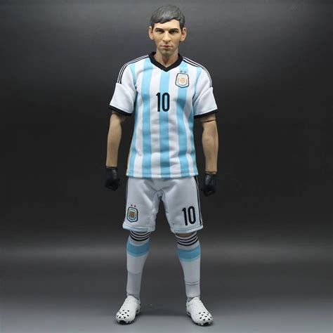 New 12 Argentina Lionel Messi Soccer Action Figure Sporting Toy World