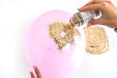 Diy Glitter Balloons Lets Mingle Blog