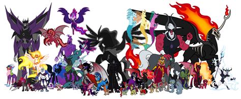 The Villains Of My Little Pony Age Of Equestria By Melspyrose On