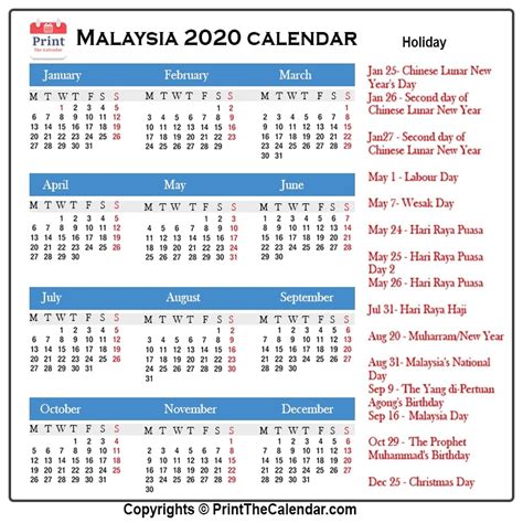 Sabah Public Holiday 2020 These Dates May Be Modified As Official