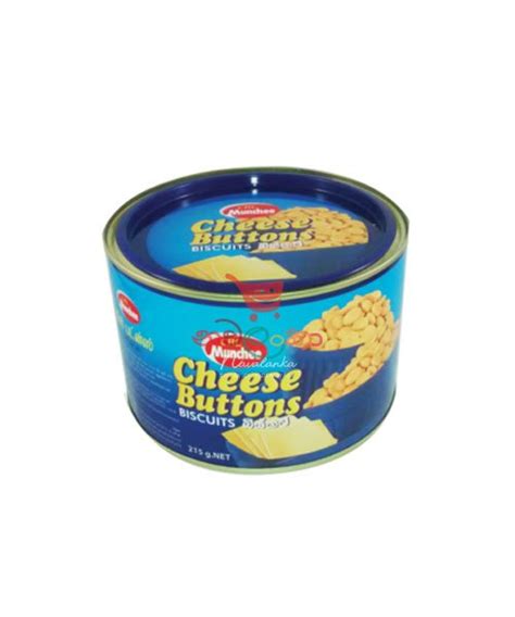 Munchee Cheese Buttons Biscuits 215g Navalanka Super