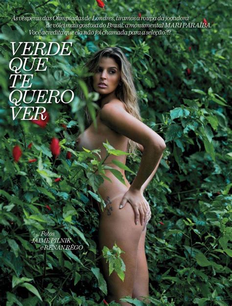Mari Paraíba Nue dans Playboy Magazine Brasil