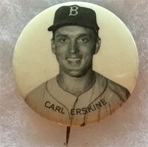 Lot Detail 50s Carl Erskine Brooklyn Dodgers Pin