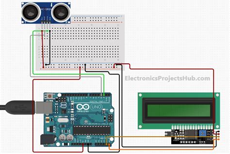 Distance Measurement Using Arduino Ultrasonic Sensor Electronics Projects Hub