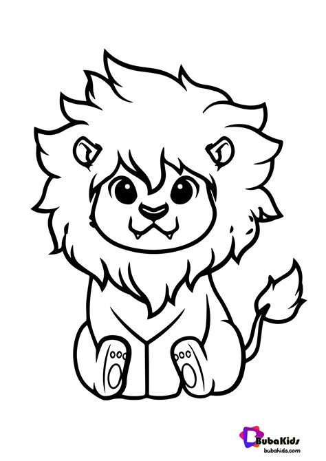 Cute Lion King Coloring Page Collection Of Animal Coloring Pages For