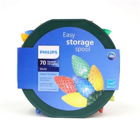 Philips Easy Storage Spool With Multi Color Led Faceted C9 Indoor