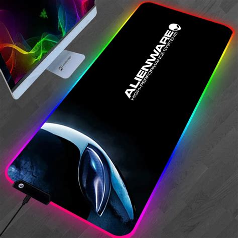 Rgb Alienware Esports Gaming Mouse Pad Xxl Gamer Large Dell Pc Gamer