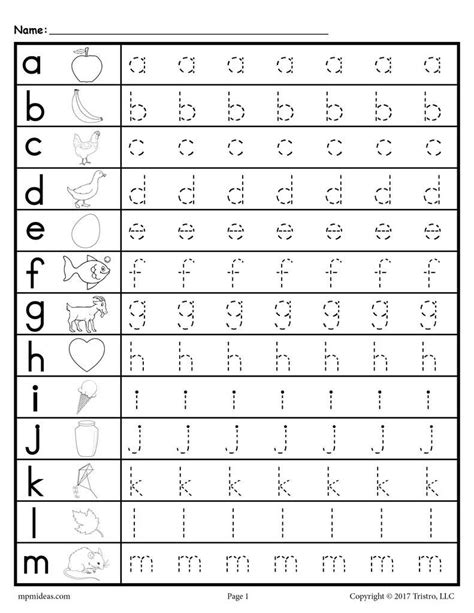 Alphabet Tracing Printables Best For Writing Introduction Alphabet