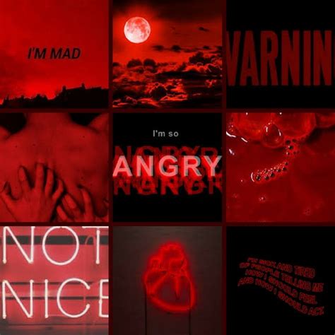 Anger Mood Board Anger Aesthetic Colors Red Aesthetic