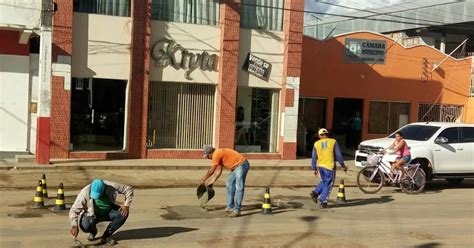 Blog Do João Rego Prefeitura Inicia RevitalizaÇÃo De Ruas Centrais Da Cidade