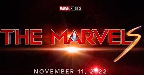 Captain Marvel 2 The Marvels Title Announced By Marvel