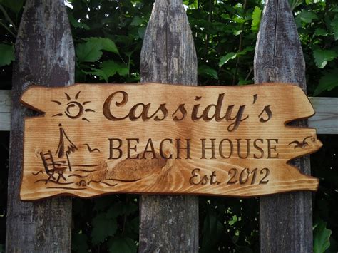 Custom Outdoor House Signs Personalized Custom Carved