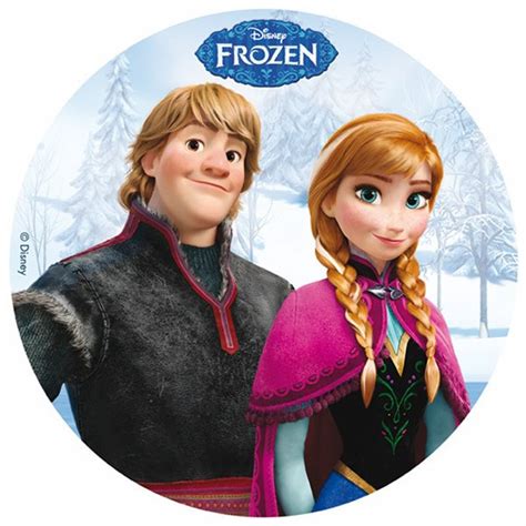 Oblea Frozen Elsa Y Anna En Papel De Arroz