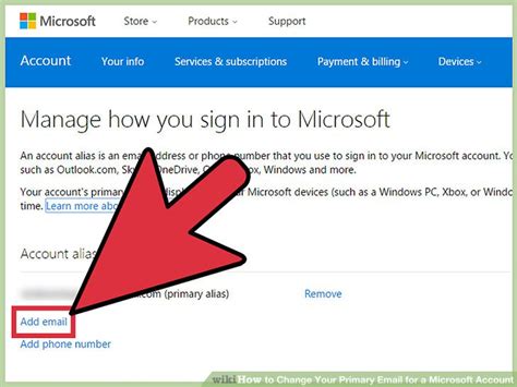 Click start > settings > accounts. How to Change Your Primary Email for a Microsoft Account ...