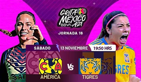 Am Rica Vs Tigres Femenil En Vivo Liga Mx Gritam Xicoa