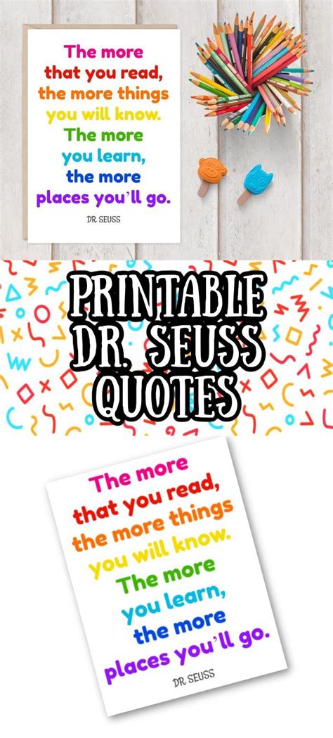 Downloadable Free Printable Dr Seuss Quotes Printable Templates