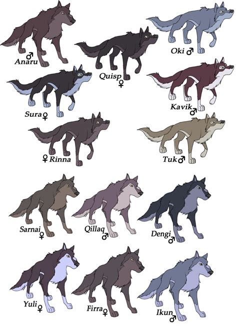 Wolfquest The Pack Wolves By Supatsu On Deviantart