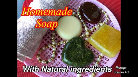 Other companies may not do so because the united states requires it only if the manufacturer makes a cosmetic or medicinal claim, such as saying the soap is a deodorant soap, reduces dandruff or acne, moisturizes your skin. Homemade Soap | With Natural Ingredients - YouTube