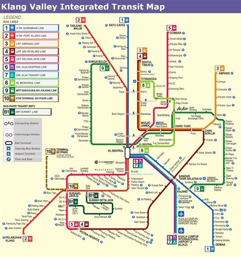 Covering 19 stations between muzium negara and kajang. KL Sentral Station Maps (Transit Route, Station Map ...