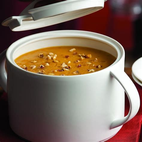 5using a blender, purée the soup in batches until smooth, removing the small cap from the blender lid (the pour lid) and covering the space with a kitchen towel (this allows steam from the. Roasted Pumpkin-Apple Soup Recipe - EatingWell