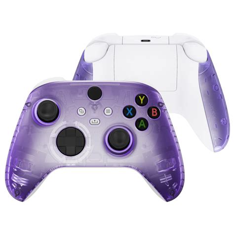 Extremerate Soft Touch Clear Atomic Purple Replacement Handles Shell F