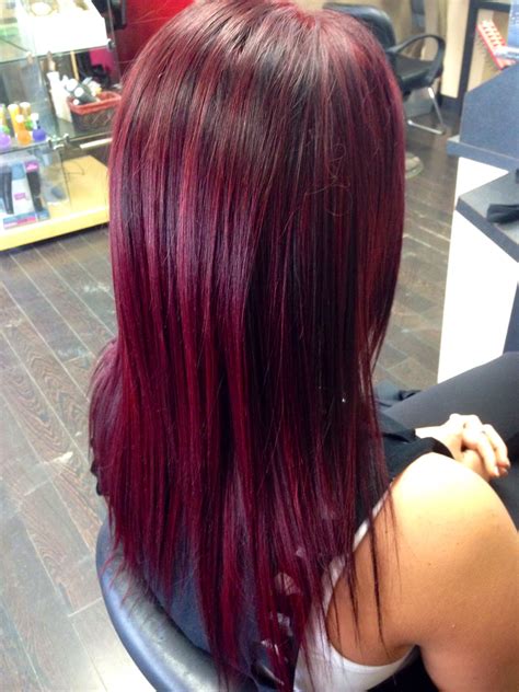 Pin By Megan Snider On Funnn Red Violet Hair Color Hair Violet Hair