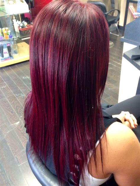 Red Violet Hair Color Galhairs