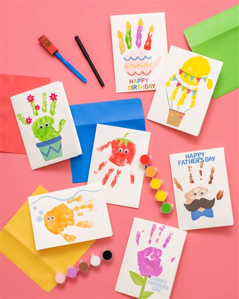 Handprint Birthday Card Ideas Bitrhday Gallery
