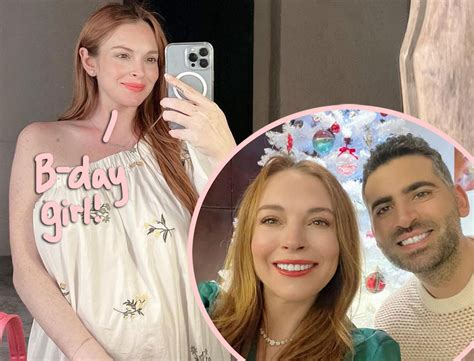 pregnant lindsay lohan celebrates 37th birthday with new selfie as due date approaches perez