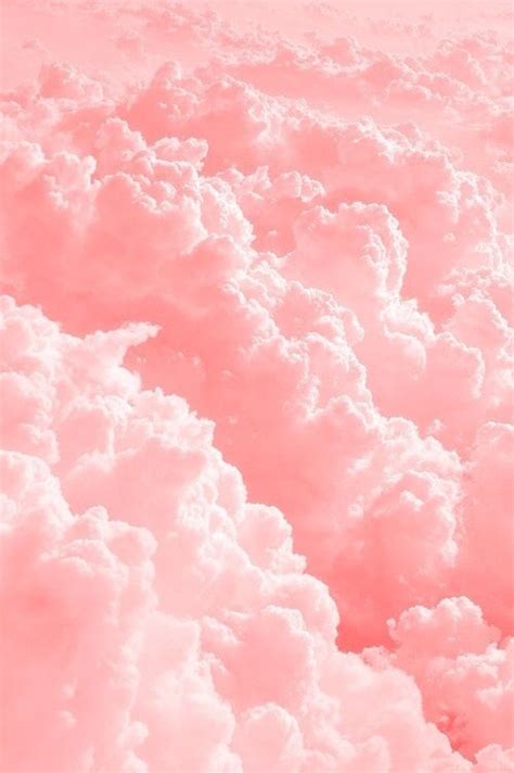 Nubes Rosas Iphone Fondos De Pantalla Papel De Pared De Color Rosa