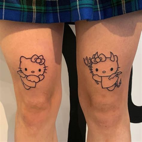 Adorable Hello Kitty Tattoos To Make Your Heart Melt