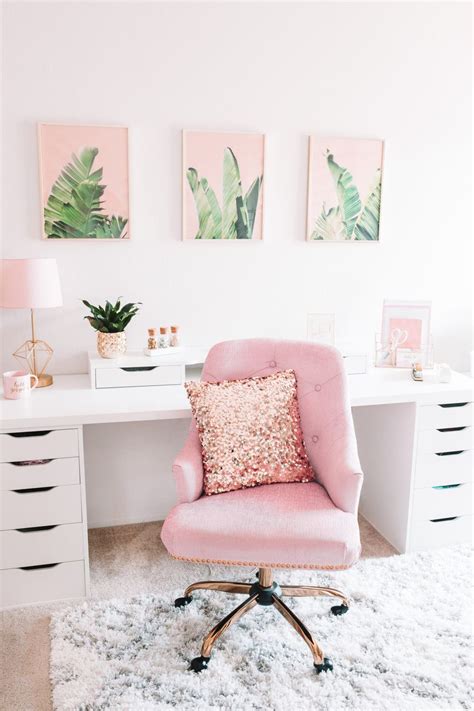 11 Gorgeous And Easy Feminine Home Office Decor Ideas