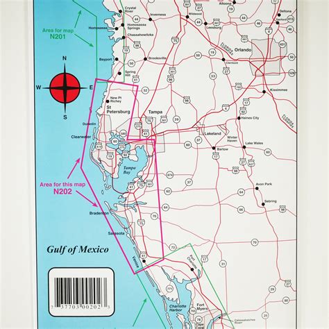 N202 Tampa Bay Top Spot Fishing Maps Free Shipping All About