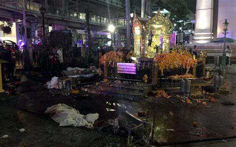 Bangkok Explosion Deadly Blast Near Popular Shrine Kills At Least 19