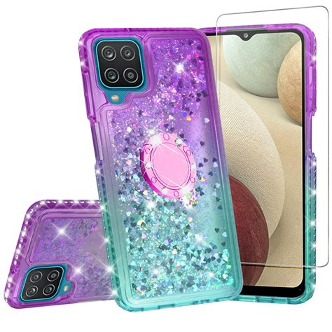Soga Rhinestone Liquid Quicksand Cover Cute Girl Phone Case Compatible