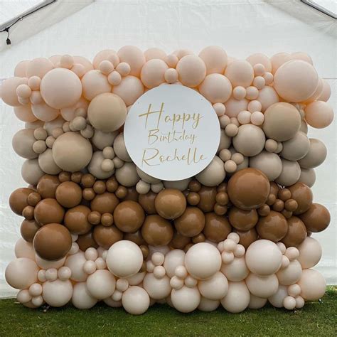 Buy Brown Balloons Garland Arch Kit Double Stuffed Nude Balloons Tan