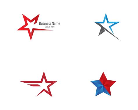 Star Logo Template Illustration Design Icon Bright Vector Vector Icon