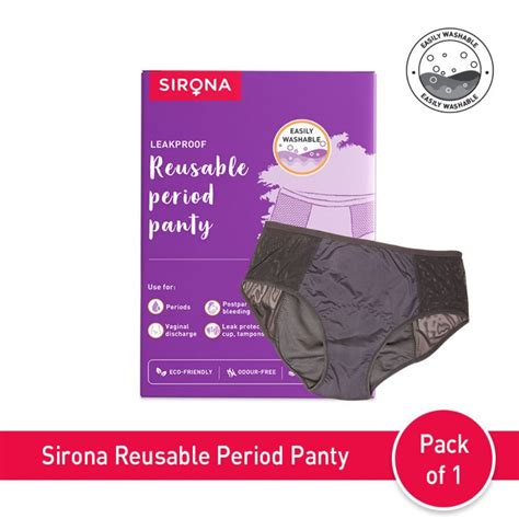 Sirona Reusable Period Panties For Women 2xl Size For 360 Degree Coverage And Leak Proof Protection