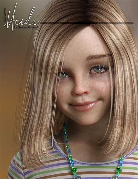 Heidi Character For Genesis Female S D Models And D Software By Daz D