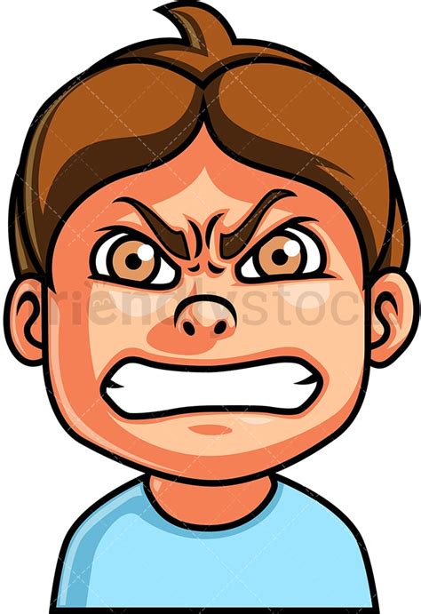 Free Clipart Frustrated Boy